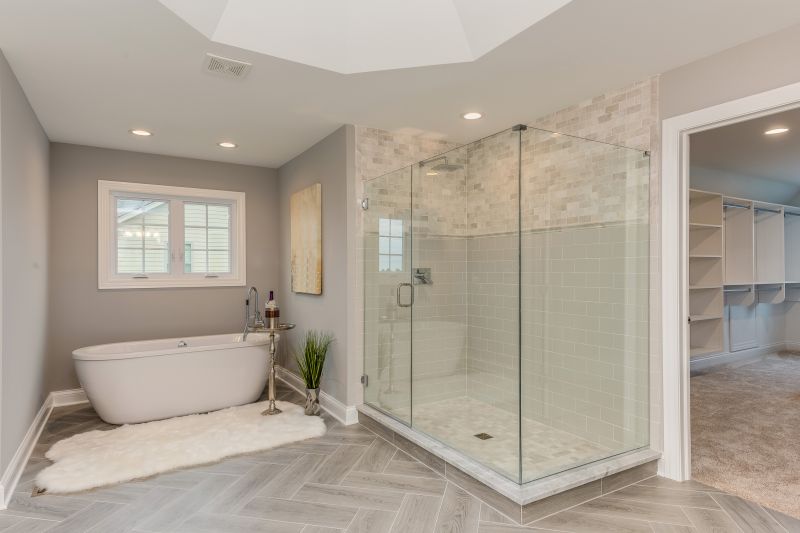 Walk-In Shower with Glass